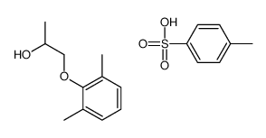 1-(2,6-dimethylphenoxy)propan-2-ol,4-methylbenzenesulfonic acid Structure