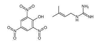 2-(3-methylbut-2-enyl)guanidine,2,4,6-trinitrophenol结构式