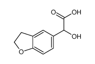 2,3-Dihydro-alpha-hydroxy-5-benzofuranacetic acid Structure