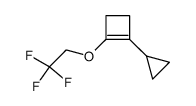 1-Cyclopropyl-2-(2,2,2-trifluorethoxy)-1-cyclobuten结构式