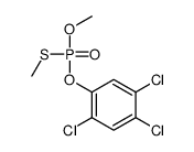 1,2,4-trichloro-5-[methoxy(methylsulfanyl)phosphoryl]oxybenzene Structure