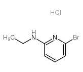 N-(6-溴吡啶-2-基)乙胺结构式
