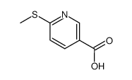 3-Pyridinecarboxylic acid, 6-(methylthio)-结构式