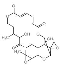 verrucarin a,epoxy-, 9,10-a结构式