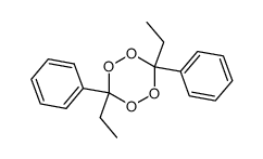 3,6-diethyl-3,6-diphenyl-1,2,4,5-tetraoxan Structure