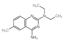 2,4-Quinazolinediamine,N2,N2-diethyl-6-methyl-结构式