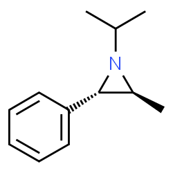 Aziridine, 2-methyl-1-(1-methylethyl)-3-phenyl-, (2S,3S)- (9CI)结构式