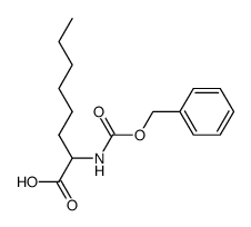(+/-)-N-(benzyloxycarbonyl)-α-aminooctanoic acid结构式