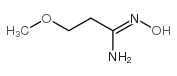 N-羟基-3-甲氧基丙酰亚胺结构式