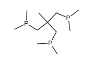 1,1,1-tris(dimethylphosphinomethyl)ethane Structure