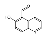 6-羟基-5-喹啉羧醛结构式