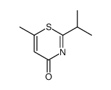6-methyl-2-propan-2-yl-1,3-thiazin-4-one结构式