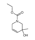 ethyl 3-hydroxy-3-methyl-1,2,3,6-tetrahydropyridine-1-carboxylate Structure