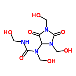 Diazolidinyl urea Structure