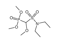 dimethyl [[diethylamino)sulfonyl]methoxymethyl]phosphonate结构式
