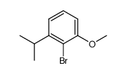2-bromo-1-isopropyl-3-methoxybenzene结构式