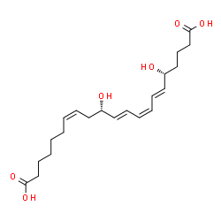 20-carboxy-leukotriene B4结构式