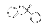 S-benzyl-S-phenyl-NH-sulfoximine结构式