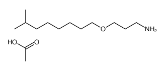 3-(异壬氧基)丙胺乙酸盐结构式