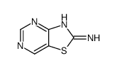 (5CI)-2-氨基-噻唑并[4,5-d]嘧啶结构式