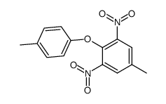 (4-methyl-2,6-dinitro-phenyl)-p-tolyl ether结构式