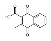 3-methyl-1,4-dioxonaphthalene-2-carboxylic acid结构式
