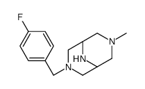 3-(4-氟苄基)-7-甲基-3,7,9-三氮杂双环[3.3.1]壬烷结构式