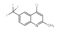 4-chloro-2-methyl-6-(trifluoromethyl)quinoline Structure