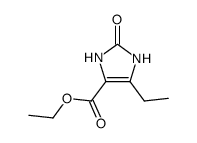 5-Ethyl-1,3-dihydro-2-oxo-3H-imidazole-4-carboxylate结构式