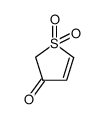 3-Oxo-2,3-dihydrothiophene 1,1-dioxide Structure