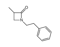 3-methyl-1-(2-phenylethyl)azetidin-2-one Structure