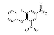 1-iodo-3,5-dinitro-2-phenoxybenzene Structure
