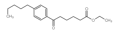 ETHYL 6-OXO-6-(4-N-PENTYLPHENYL)HEXANOATE结构式