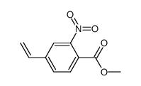 2-nitro-4-vinyl-benzoic acid methyl ester结构式
