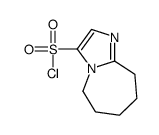 6,7,8,9-四氢-5H-咪唑并[1,2-a]氮杂卓-3-磺酰氯结构式