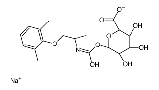 美西律N-羰基氧基β-D-葡糖醛酸钠盐结构式