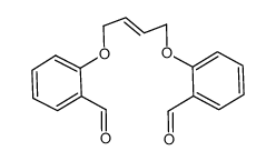 2,2'-[but-2-ene-1,4-diylbis(oxy)]dibenzaldehyde结构式