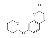 7-(oxan-2-yloxy)chromen-2-one Structure