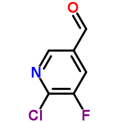 6-Chloro-5-fluoronicotinaldehyde Structure