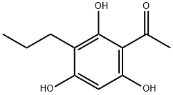 2’,4’,6’-Trihydroxy-3’-propylacetophenone Structure