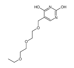 5-[2-(2-ethoxyethoxy)ethoxymethyl]-1H-pyrimidine-2,4-dione结构式