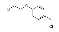 1-(2-chloroethoxy)-4-(chloromethyl)benzene Structure