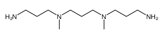N,N'-Dimethyl-N,N'-bis-(3-amino-propyl)-trimethylendiamin Structure