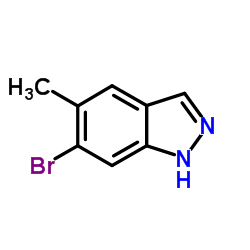 6-溴-5-甲基-1H-吲唑结构式