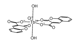 [Tb(coumarin-3-carboxylate)2(H2O)2Cl] Structure