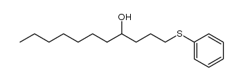 1-(phenylthio)undecan-4-ol Structure