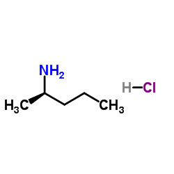 (R)-2-氨基戊烷盐酸盐结构式