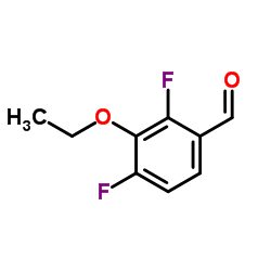 3-Ethoxy-2,4-difluorobenzaldehyde structure