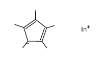 pentamethylcyclopentadienyl indium结构式