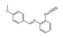 (E)-2-azido-N-(4-methoxybenzylidene)aniline结构式